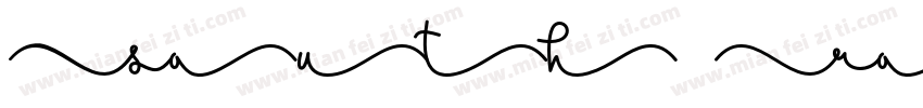 South Roman Regular字体转换